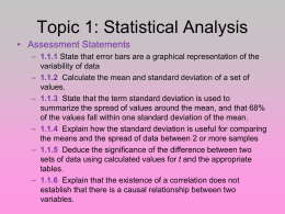 Mr. Howell`s Stats Presentation