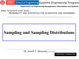sampling - Lyle School of Engineering