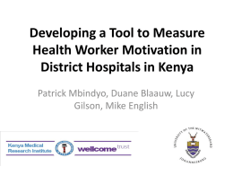 PS 03-8_Kundum Developing a Tool to Measure Health Worker