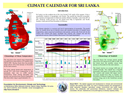 climate calendar - Foundation for Environment, Climate and