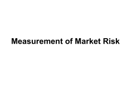 73-Measurement of Market Risk