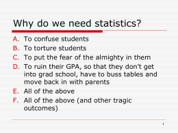 Stats review