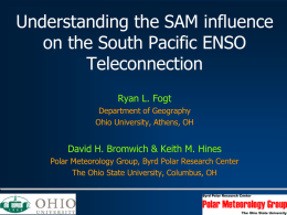 Understanding the SAM influence on the South Pacific ENSO