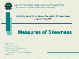 11-Measures of Skewness - basicstat-srtc