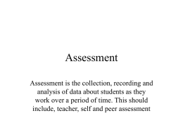 Assessment - SpecialEducationOntario