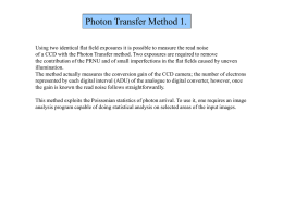 Photon Transfer Gain Method