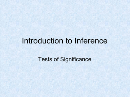 Test of Significance 2