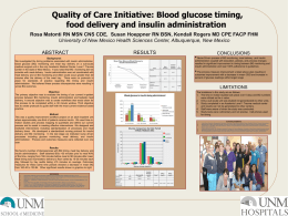 Quality of Care Initiative blood glucose 2010
