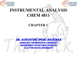 analytical chemistry chem 3811
