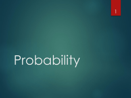 Probability - Courseworks