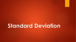 Standard Deviation - Kyrene School District