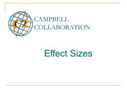 Campbell Collaboration Training Materials