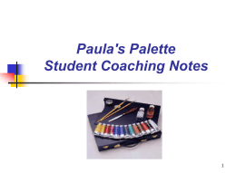 Paulas Palette Student Coaching Slides