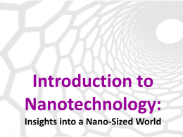 Introduction to Nanotechnology Presentation