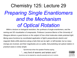 Chem 125 Lecture 10 9/26/07 Preliminary