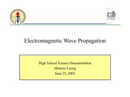 Electromagnetic Propagation