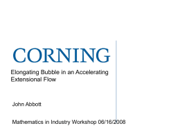 Corning Corporate Blue PowerPoint Template allowing