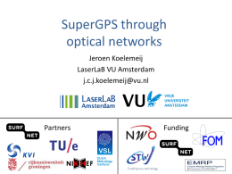 SuperGPS through optical networks