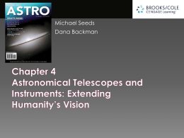 Chapter 4 Astronomical Telescopes and Instruments