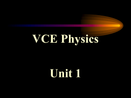 Year 11 Physics - Vicphysics | Home