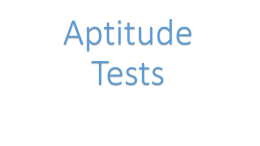 Aptitude Tests - St Margaret Ward Catholic Academy