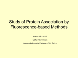 Background on Protein and Interactions