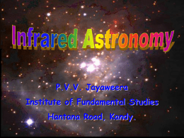 IR Astronomy - Viraj Jayaweera