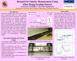 Round Exit Velocity Measurement Using Fiber Bragg Grating