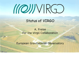 A.Freise: "Status of Virgo"