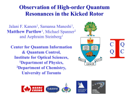 Matt`s talk about our observation of quantum