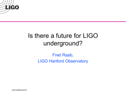 LIGOundeground