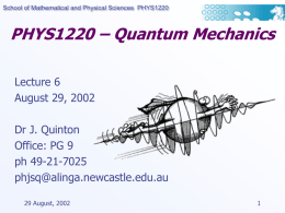 Quantum Mechanics - s3.amazonaws.com