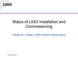 lisa3 - LIGO Hanford Observatory