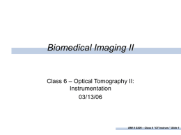 Laser Diodes - Optical Tomography Group