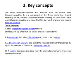 2. Key concepts