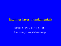 Excimer laser: Fundamentals - new
