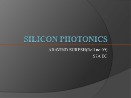 silicon photonics - 123seminarsonly.com
