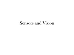 Sensors and Vision - Franklin High School