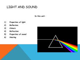 Light and Sound - South High School