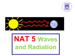 1. NAT 5 Waves and Radiation Questions