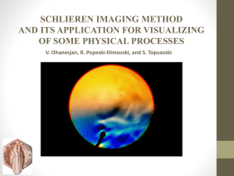 SCHLIEREN IMAGING METHOD AND ITS APPLICATION FOR