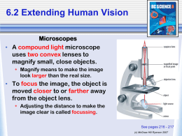 6.2 PPT - EXTENDING HUMAN VISION