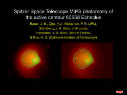 Spitzer Space Telescope MIPS photometry of the active centaur