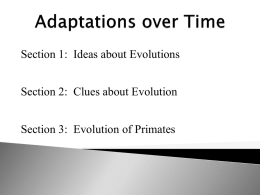 Adaptations over Time Chapter 12