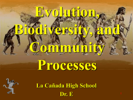 Evolution - La Cañada Unified School District