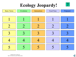Eco Jeopardy 3