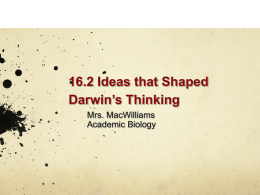 NOTES 2 Ideas Shaped Darwin ch 16_2
