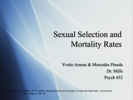 Sexual Selection and Mortality Rates