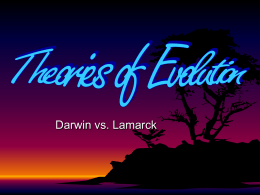 2 Darwin's Evolution Notes
