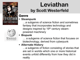 Leviathan, illustrating steampunk